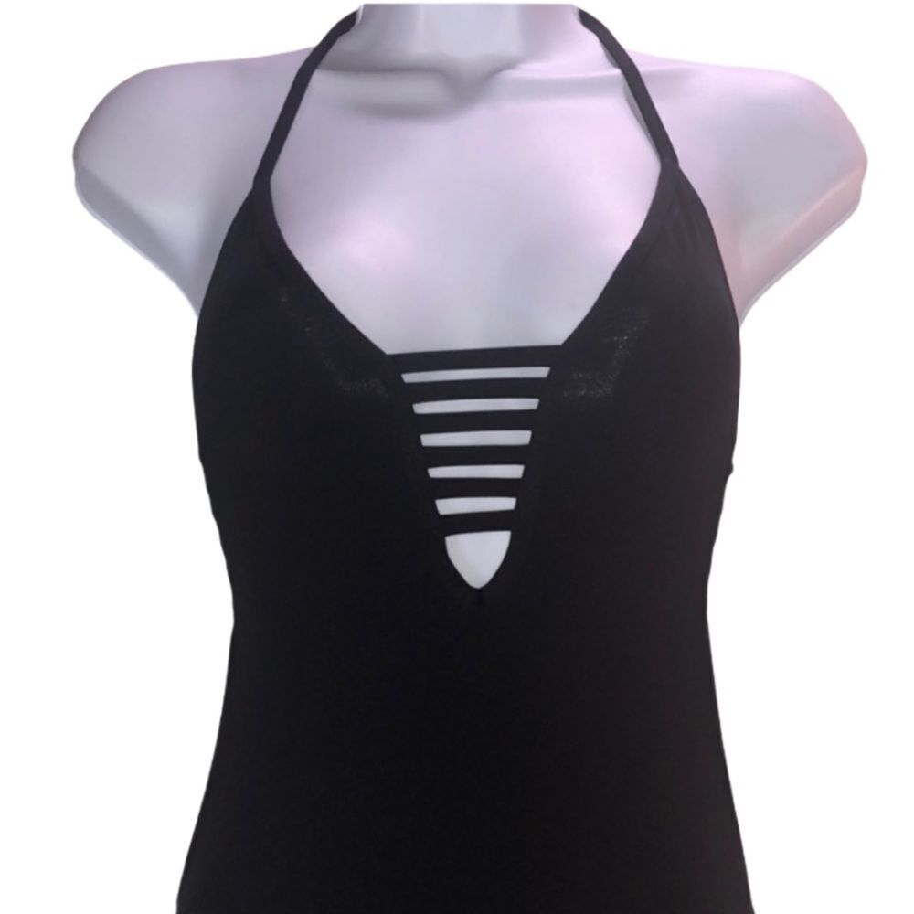 Frankie's One Piece Bathing Suit Black‎